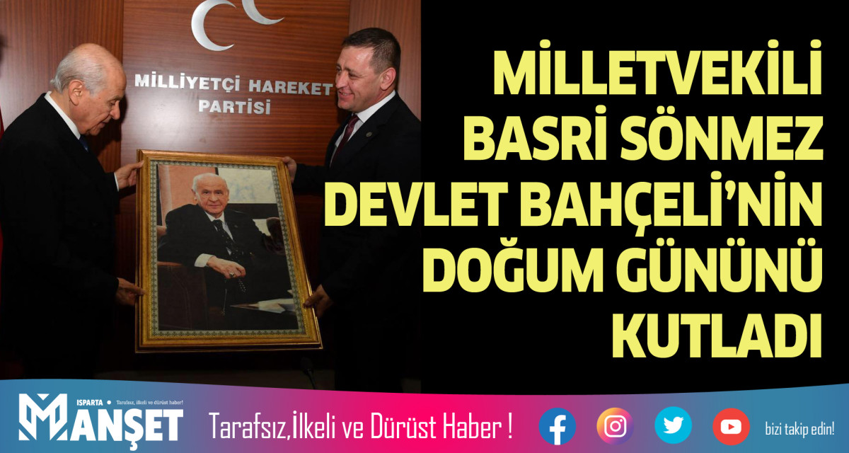 BAHÇELİNİN DOĞUM GÜNÜNÜ KUTLADI