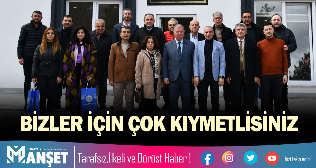 BİZLER İÇİN ÇOK KIYMETLİSİNİZ 