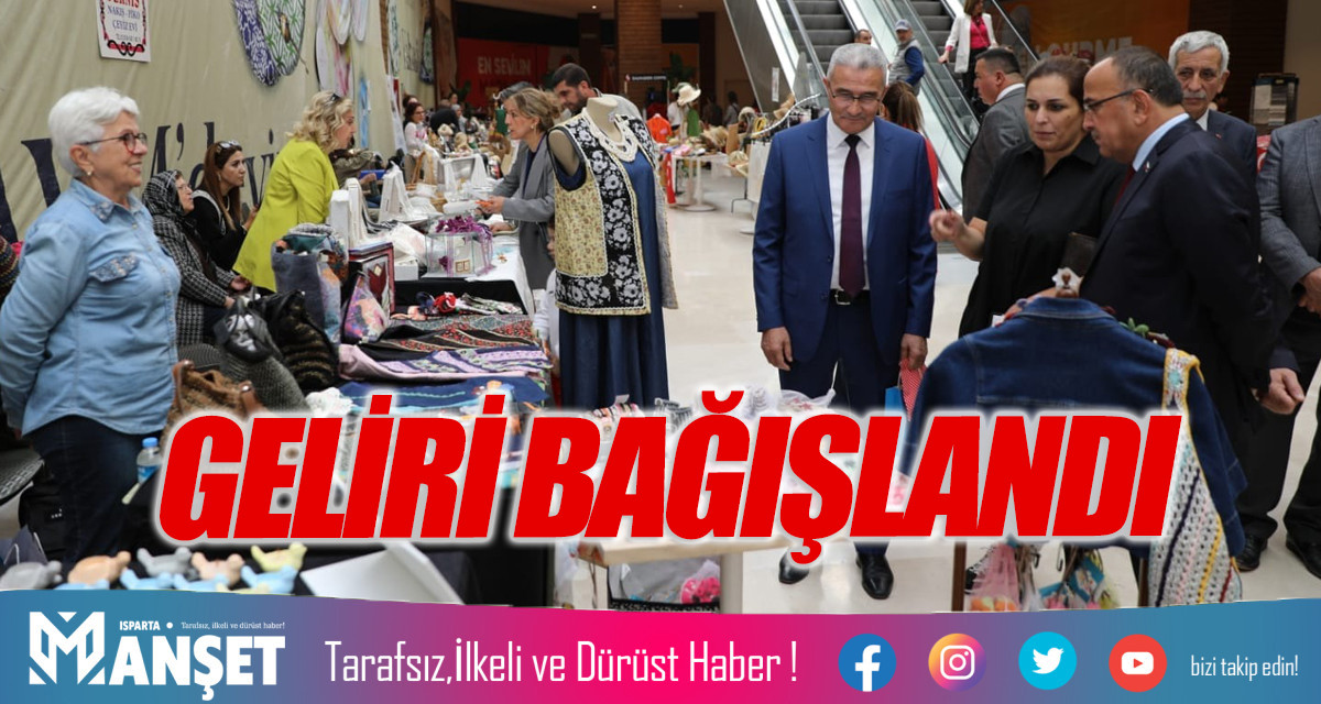 GELİRİ BAĞIŞLANDI