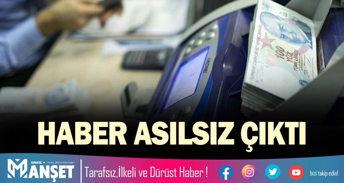 HABER ASILSIZ ÇIKTI