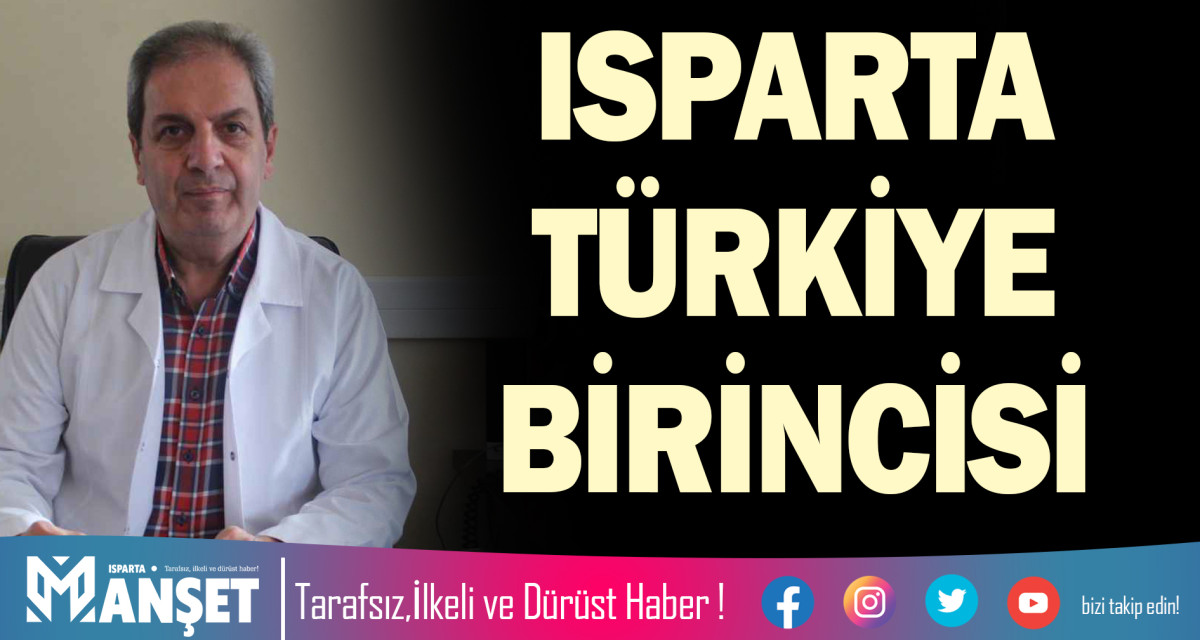 ISPARTA TÜRKİYE BİRİNCİSİ