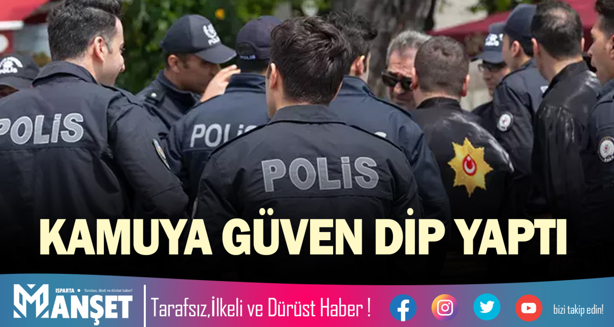 KAMUYA GÜVEN DİP YAPTI