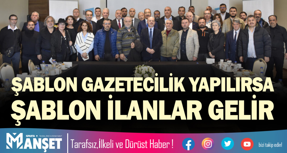 Şablon Gazetecilik Yapılırsa Şablon İlanlar Gelir