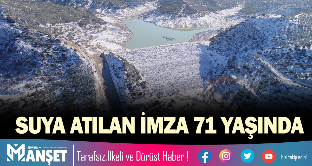 SUYA ATILAN İMZA 71 YAŞINDA